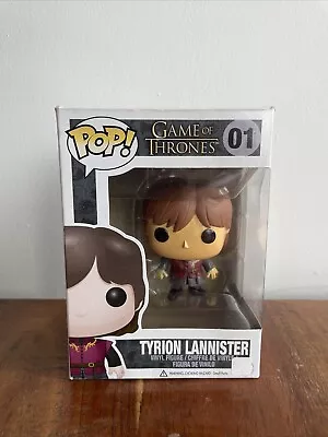 Buy No.01 Funko Pop! Vinyl FIgure - Tyrion Lannister GOT (Slight Box Damage) • 1.99£