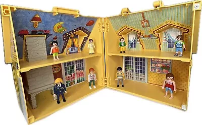 Buy Vintage Playmobil Carry And Take Along House Case With Figures Retro Geobra 2005 • 14.99£