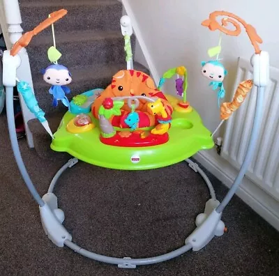 Buy Fisher Price Jumperoo Roaring Rainforest Bouncer Baby Toy Activity Jumping • 33£