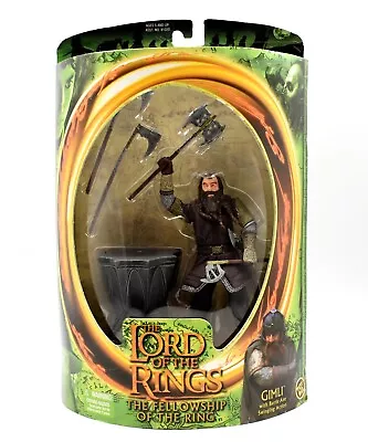 Buy Lord Of The Rings Fellowship Of The Ring - Gimli With Battle Axe Action Figure • 24.99£