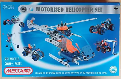 Buy MECCANO Motorised Helicopter Set, 260 Parts, 20 Models Possible Marks & Spencer. • 19.99£