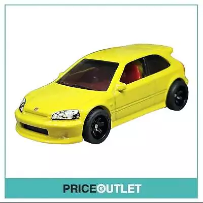 Buy Hot Wheels Hatchbacks - '99 Honda Civic Type R EK9 (Yellow) - Damaged Box • 9.99£