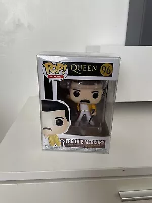 Buy Funko 33732 Queen POP! Rocks Freddie Mercury Vinyl Figure 96 With Protector • 10.99£