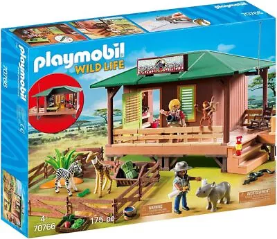 Buy Playmobil Wild Life 70766 Ranger Station With Animal Area, For Children Ages 4+ • 72.15£