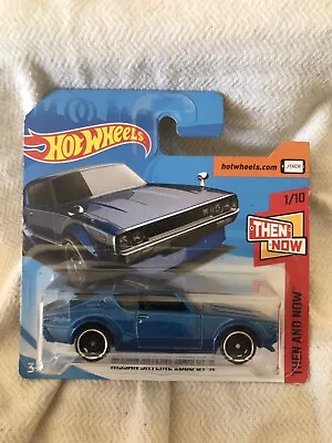 Buy Hot Wheels Nissan Skyline 2000 GT-R Blue Then And Now 1/10 2018 • 6£