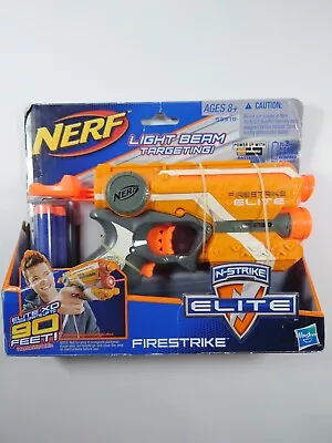Buy NERF Firestrike Elite Blaster Pistol With Light Beam And 3 Bullets.  • 5£