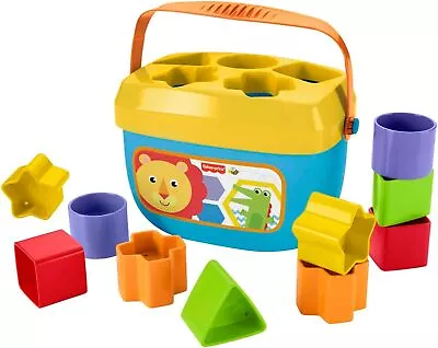 Buy Fisher-Price Stacking Toy Baby’s First Blocks Set Of 10 Shapes Various Colour  • 21.21£