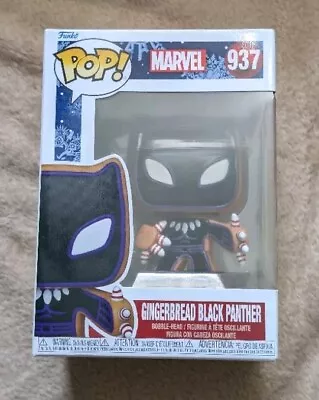 Buy Funko Pop Figure 937 Gingerbread Black Panther Marvel • 15£