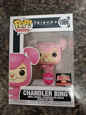 Buy Funko Pop! TV Friends Chandler Bing Bunny Outfit Flocked Target Con #1066 • 34£