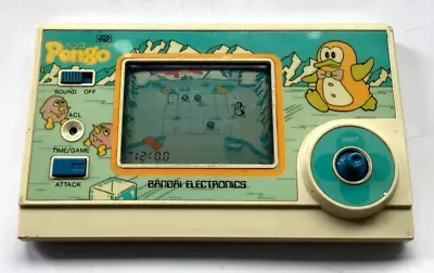 Buy Vintage 1982 GD BANDAI ELECTRONICS - PENGO - LCD GAME (Very Good Condition) • 35£