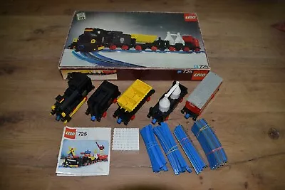Buy LEGO 70s Railroad 725 BA Original Packaging 12V Freight Train With Box Instruction 1974 70s • 168.60£