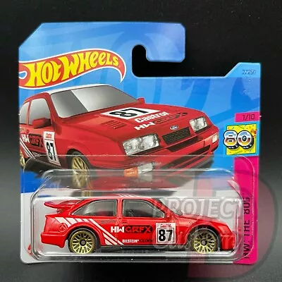 Buy Hot Wheels '87 Ford Sierra Cosworth Red HW HW: The '80s 2023 1/10 2/250 Case A • 5.99£