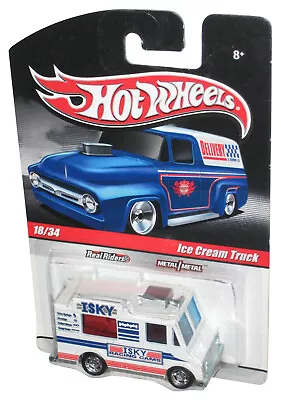 Buy Hot Wheels Isky Racing Cams (2009) Real Riders Metal White Ice Cream Truck Toy • 14.57£