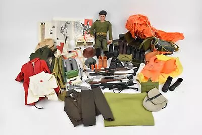 Buy Vintage Bundle 1964 Action Man Doll & Clothes & Accessories Job Lot Unboxed • 49.99£