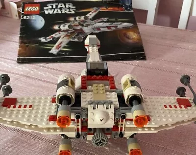 Buy LEGO Star Wars:  X-Wing Fighter  6212 With Manual & 4 Mini Figures But No Box. • 1.81£