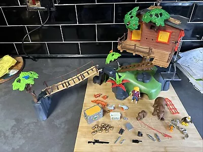 Buy Playmobil 5557 Wild Life Adventure Tree House Rangers Wild Animals Safari 95% Co • 35£