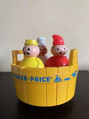 Buy Fisher Price 3 Men In A Tub Retro Vintage Toy • 9.99£