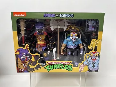 Buy Neca TMNT Cartoon Antrax & Scumbag 7  Action Figures 2 Pack New Sealed • 42.99£