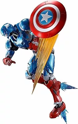 Buy Bandai S.H.Figuarts MARVEL Captain America Tech-On Avengers 155mm Japan Import • 94.57£