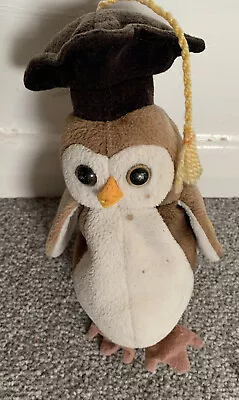 Buy TY BEANIE BABY WISEST - Owl Retired Graduation • 1£