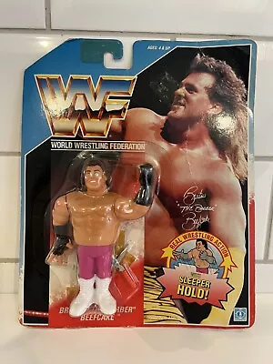 Buy Vintage Hasbro 1990 Brutus The Barber Beefcake Wrestling Figure MOC • 75£