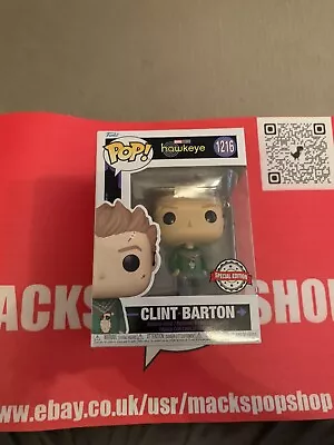 Buy Clint Barton (Christmas) #1216 Funko Pop Television Marvel Hawkeye • 8£