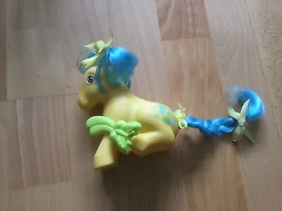 Buy G1 My Little Pony Seated BUBBLES Earth Pony Vintage 1983 Hasbro With Brush Vgc • 10£