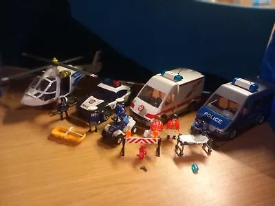 Buy Playmobil Emergency Services 5 Vehicle Bundle Police & Ambulane Used/Clearance • 23.10£