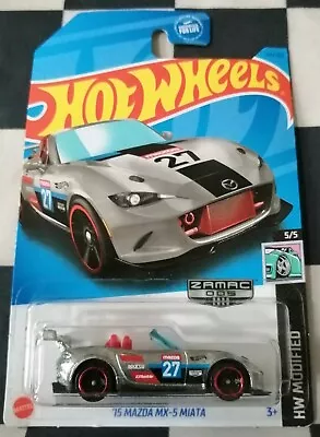 Buy 2023 Hot Wheels Walmart Exclusive Zamac 15 Mazda MX-5 Miata HW Modified 114/250  • 9.95£