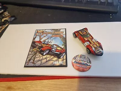 Buy Hot Wheels Highway 35 Twin Mill With Comic And Coin • 30£