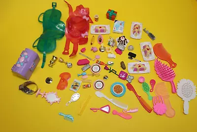 Buy Accessories For Barbie And Other Dolls 70pcs No F18 • 15.17£