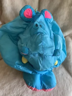Buy Vintage 1994 Fisher Price Puffalump Big Things BLUE HIPPO Soft Toy PLEASE READ • 36£