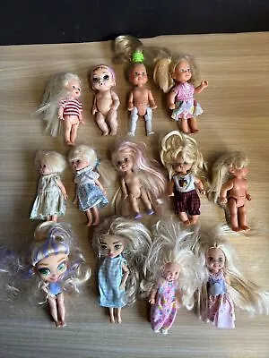 Buy Mini Dolls Job Lot, Incs Barbie Extras Etc, 13 Dolls In Total Some Vintage. • 7.99£