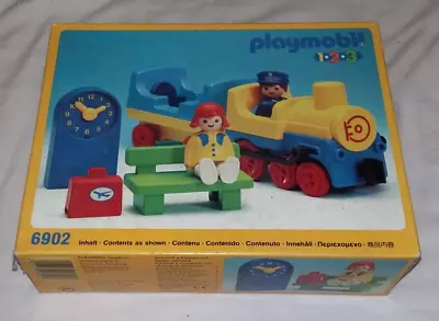 Buy Playmobil 1-2-3 123 6902 Train Play Set 1992 Boxed Vintage Complete • 9.99£