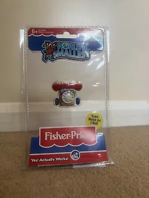 Buy World's Smallest Fisher-Price CHATTER TELEPHONE TOY • 14£