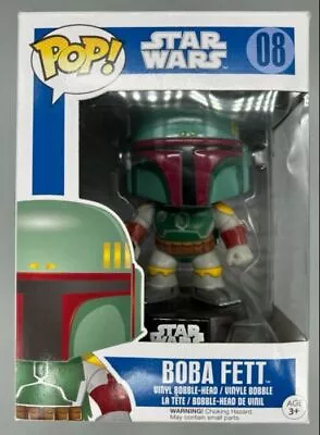 Buy Funko POP #08 Boba Fett - Star Wars Damaged Box - Includes POP Protector • 21.99£