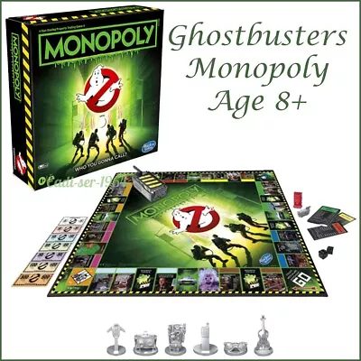 Buy Monopoly Ghostbusters Edition Hasbro NEW Age 8+ 2-6 Players Musical Family Game • 22.99£