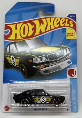 Buy Hot Wheels Mazda RX-3 HW J-Imports Black Number 143 New And Unopened • 23.99£