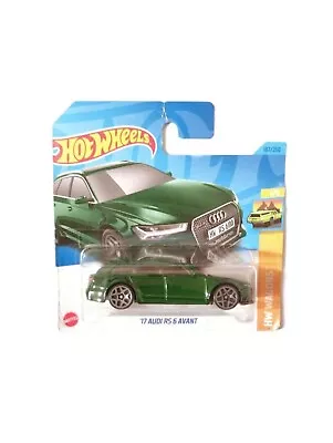 Buy 2017 Audi RS6 FRONT GREEN HOT WHEELS 1/64 MINIATURE CAR • 5.93£