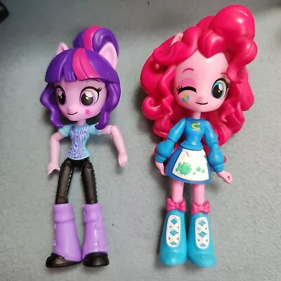 Buy Set Of 2 My Little Pony Equestria Girls Minis Twilight Sparkle Pinkie Pie Dolls • 9.99£