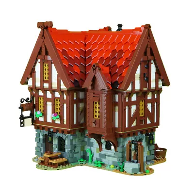 Buy Medieval Tavern Model With Interior Modular Building 2956 Pieces For 21325 • 217.39£