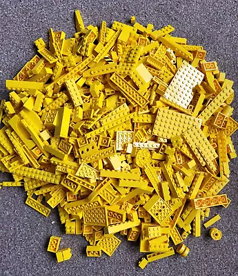 Buy 500g 1/2KG Yellow Lego Genuine Assorted Bricks/Tiles, Parts Joblot, City MOC • 9.49£
