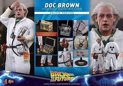 Buy Hot Toys Mms610 - Doc Emmett Brown Back To The Future - Deluxe Version 1/6 • 273.98£