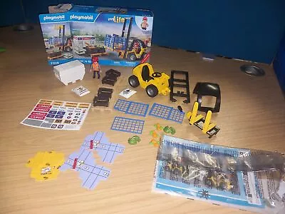 Buy Playmobil 71528 My Life Forklift Truck With Cargo  Boxed Used / Clearance • 11.95£