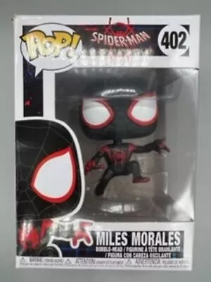 Buy Funko POP #402 Miles Morales Spiderman Into The Spiderverse In Damaged Box • 19.99£