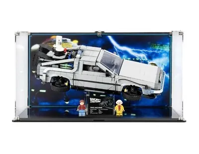 Display Case for LEGO® Back to the Future Time Machine (10300) — Wicked  Brick