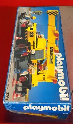 Buy Vintage Playmobil Germany 3761 Mobile Crane Playset 1981 - 1992 • 40.50£