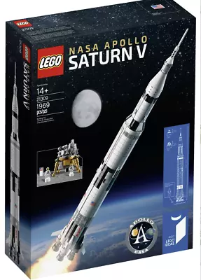 Buy Lego Ideas 21309 NASA Apollo Saturn V New  Retired Set Free Expedited Shipping ! • 226.98£