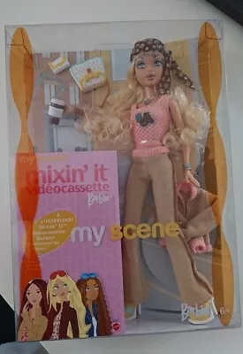 Buy 2003 MY SCENE Mixin'it Barbie Mattel + VHS Video Cassette Rare • 160.18£