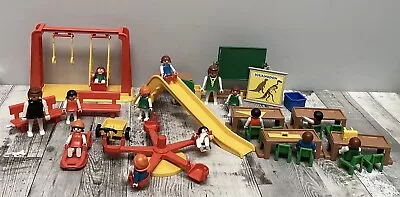 Buy Playmobil 3416 Playground Plus School And Extras Vintage 1980s Children  Inc Box • 24.99£